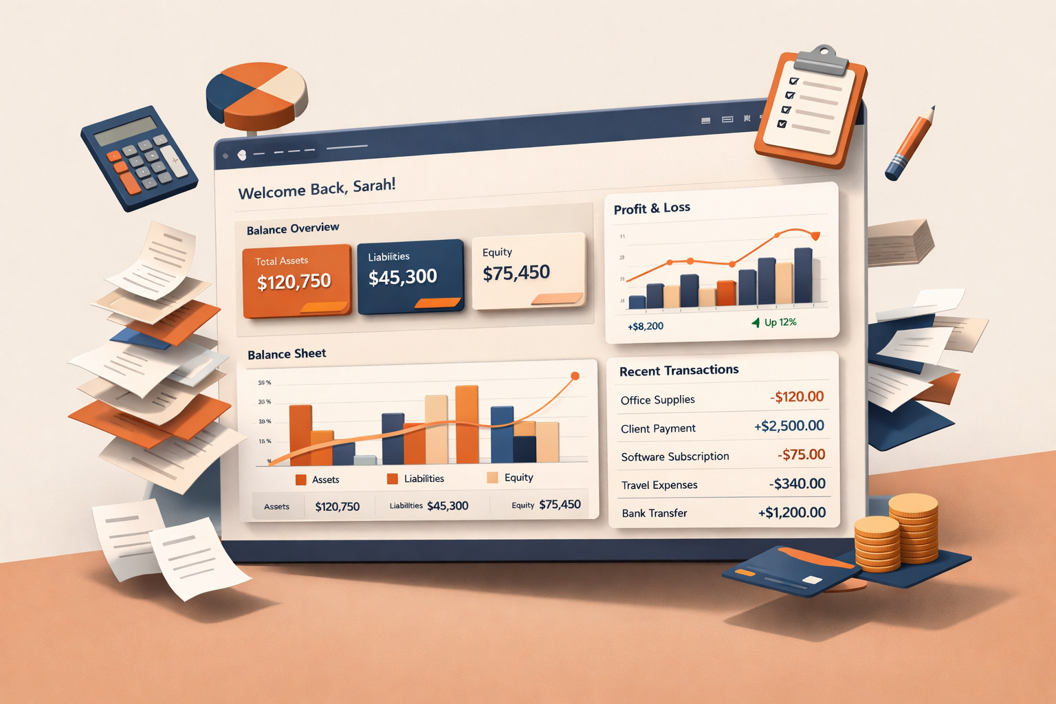 Business Chaos Illustration